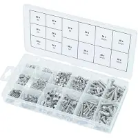 Ks Tools 970.0510, DIN 555, DIN 7985, DIN 126, DIN 127, 590 g, 475 Stück(e)
