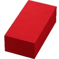 Duni Serviet L40xB40 cm 3-lag 1/8-fold rød,5 pk x 250 stk/krt