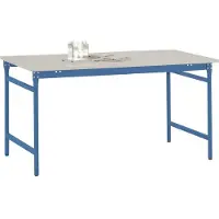 Manuflex BB3041.5007 Beistelltisch BASIS stationär mit Melamin-Tischplatte in