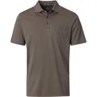Casa Moda's Casa Moda Poloshirt kurzarm braun meliert weite Passform