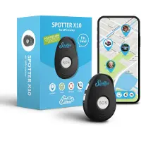 Spotter 4G GPS Tracker | Für Sachen, Kinder, Senioren bei Demenz | Kein abonnement | SOS-Taste | Anruffunktion | Zoneneinstellung | Alarmeinstellung