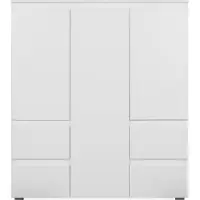 CALICOSY - Highboard mit 3 Türen, 4 Schubladen und 5 Regalen - L116 x H131cm