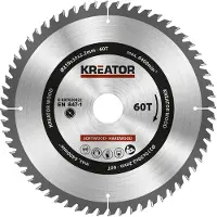 Kreator 210x30x2.2 Mm 60t Kreissägeblatt Für Holz Silber Silber One Size