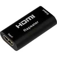 Techly HDMI2.0 Repeater, 4K, Signal Verstärker, 40m