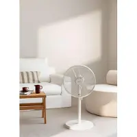 Create - AIR STAND WOOD - Retro Standventilator mit Oszillation 50W
