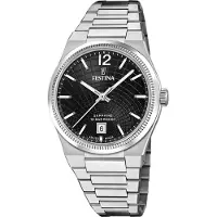 Festina Damenuhr Swiss Made Armbanduhr Edelstahl silber UF20052/8