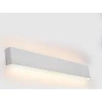 LumenXL Wandlampe Norell 83 cm in Weiß mit integrierten LEDs