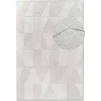 Villeroy & Boch Wollteppich "Ursule", rechteckig, 10 mm Höhe, Läufer, handgewebt, Wolle, Natur, Wohnzimmer, Geometrie, Boho