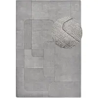 Home Collection Wollteppich "Charlotte", rechteckig, 10 mm Höhe, Läufer, Handgewebt, Wolle, Natur, Läufer, Wohnzimmer, Geometrie