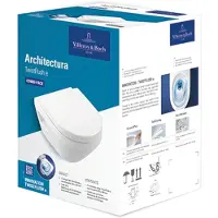 Villeroy & Boch Architectura Closet Verkort Zonder Spoelrand 48cm White Alpine