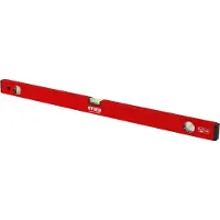 Stier Wasserwaage 80 cm Aluminium ± 1,0 mm/m drei Libellen