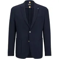 BOSS Slim-Fit Sakko aus fein gemusterter Stretch-Wolle Grösse 98