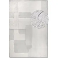 Villeroy & Boch Wollteppich "Charlotte", rechteckig, 10 mm Höhe, Läufer, Handgewebt, Wolle, Natur, Läufer, Wohnzimmer, Geometrie
