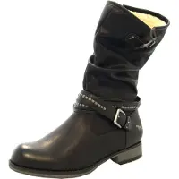 Mustang Damen Stiefelette Warmfutter 1139-624, Größe:38 EU, Farbe:Schwarz