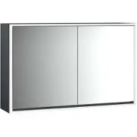 Emco loft Lichtspiegelschrank, 1300mm, 2 Türen, Aufputzmodell, 979813320