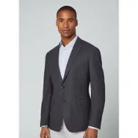 Hackett London für Herren. HM443266 Performance-Blazer grau (42/30), Lässig, Party, Wolle, Klassisch, Langarm