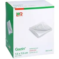 C P C medical GmbH & Co. KG Gazin Mullkomp.7,5x7,5 Cm Steril 8fach