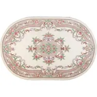 Theko Vintageteppich Ming , beige , Synthetische Fasern , Maße (cm): B: 120 H: 1,4