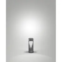 FABAS LUCE LED Sockelleuchte Teo, schwarz, Aluminium, Modern, LED Außenleuchte