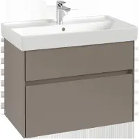 Villeroy & Boch V&B Waschtischunterschrank Collaro 75,4x54,6x44,4cm, WT mi, LED, cashm Gr