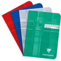 Clairefontaine 10x Vokabelheft A6, 32 Blatt 90g, liniert mit Mittelstrich - Sortiert 3647C
