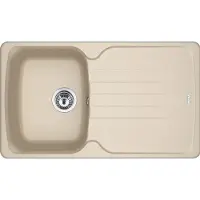 Franke AZG 611-86, Aufsatzwanne, Rechteckig, Beige, 1 Becken, Rechteckig, 360 x 459 mm