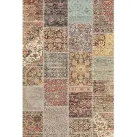 Bamyum Nadine Bedruckter Teppich Chenille-Druck Maschinell Hergestellt 160 x 230 cm
