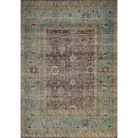 Bamyum Enber Tapis Imprimé Chenille Fabriqué à la Machine 200 x 300 cm