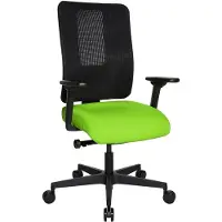 Topstar Bürostuhl Sitness Open X (N) Deluxe mit Schiebesitz, OX30WTW2 T350 Stoff grün, Gestell schwarz