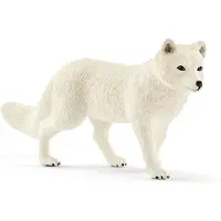 Schleich Arctic Fox Figur Beige,Weiß Kinder Beige,Weiß One Size