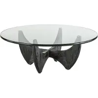 Signature - Runder Couchtisch aus massivem Eichenholz Ø100 cm – HARPER
