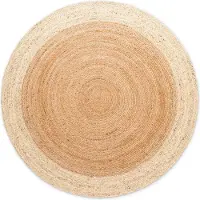 Home Collection Teppich "Jutta Juteteppich", rund, 9 mm Höhe, 100% Jutefaser, Natur, Wohnzimmer, Esszimmer, Flur, Boho, Skandi
