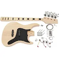 Gear4Music Guitarworks DIY-Bassgitarren-Bausatz Pro