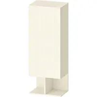 Duravit Halbhochschrank Balcoon 50x36x132cm, Tür li, Elfenb. strukt.