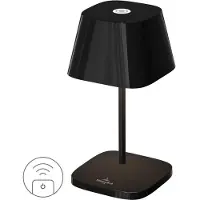 Villeroy & Boch Neapel RC LED-Akkuleuchte-Schwarz ceramic-mit LED (2200K/3000K)