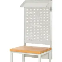 RAU System-Aufbau Komplettset 02, für Produktbreite 750 mm, RAL7035/RAL7035