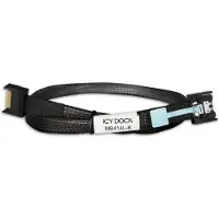 Icy Dock Kabel MCIO 4i SFF-TA-1016 zu MCIO 4i SFF-TA-1016,black, 0,5m