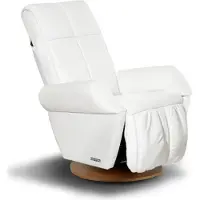 KEYTON Massagesessel Royal H10 Farbe: Snow White | Holz: Walnuss