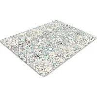 Decormat Stuhlunterlage Bürostuhlunterlage 120 cm x 90 cm Bodenmatte Bürostuhlunterlage - Zusammensetzung der Fliesen