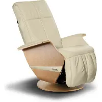 KEYTON Massagesessel Vintage H10 Farbe: Beige | Holz: Eiche