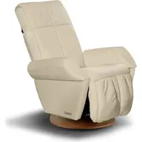 KEYTON Massagesessel Royal H10 Farbe: Beige | Holz: Walnuss