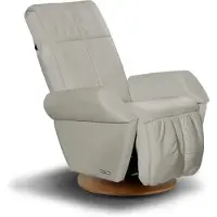 KEYTON Massagesessel Royal H10 Farbe: Silver Grey | Holz: Walnuss