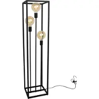 Light11 HOME Moderne Stehleuchte Aus Schwarzem Metall