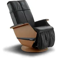 KEYTON Massagesessel Vintage H10 Farbe: Charcoal Black | Holz: Walnuss