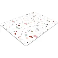 Decormat Stuhlunterlage Bürostuhlunterlage 120 cm x 90 cm Bodenmatte Bürostuhlunterlage - Farbige Flecken