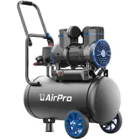 DeTec. 2 PS Geräuscharmer Ölfreier Luft- Kompressor mit 24L Kessel 250 L/min Maximal 8 bar Luftdruck