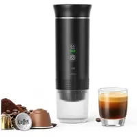 Cucina di Modena Akku-Espressomaschine mit Wasserkocher, 20 bar, für Pulver und Kapseln