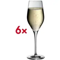WMF Champagnerglas »DIVINE« 6 Stück 265 ml transparent, 22.3 cm