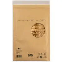 Mailmedia Polsterversandtaschen Typ G, für Format A4, 225 x 340mm Innenmaß, braun, haftklebend, 100 Stück