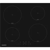 Daewoo Induktionskochfeld – – 4 Kochzonen – 60 cm – BH6ITF37BNM – Schwarz